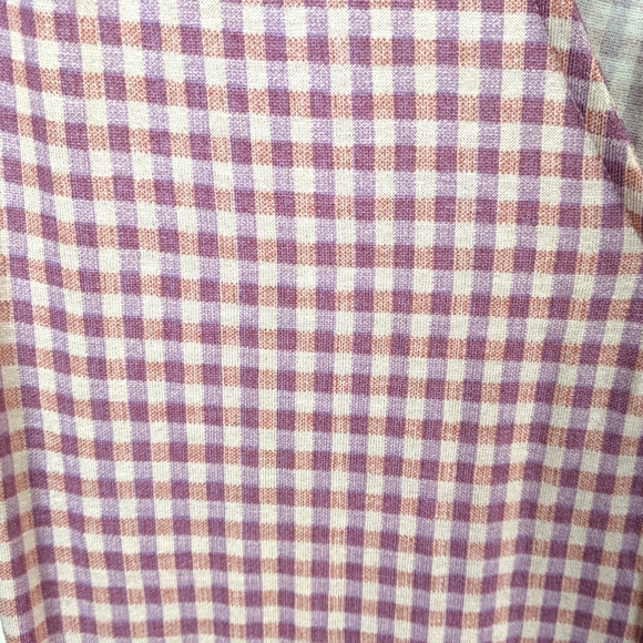 Urban Outfitters Zina Pink Check Sleeveless Wrap Midi Dres - Picture 11 of 15